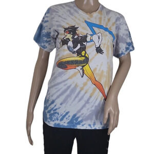 GAMER Overwatch Tracer Tie-Dye T-Shirt